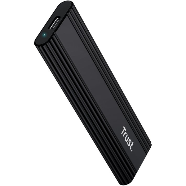 TRUST 25806 M.2 SSD külső ház USB 3.1 C-A fekete