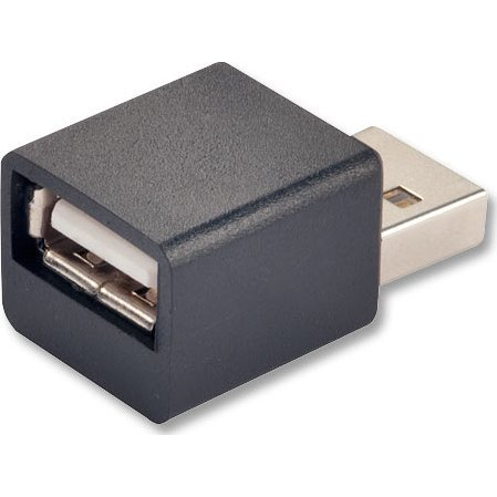 Lindy 73336 csatlakozó átlakító USB M USB F Fekete (73336)