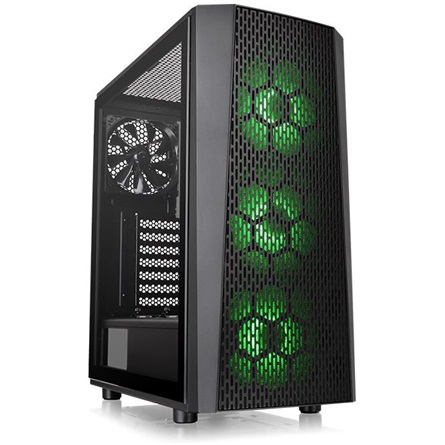 Thermaltake Versa J24 Tempered Glass RGB Edition táp nélküli ablakos ATX számítógépház fekete