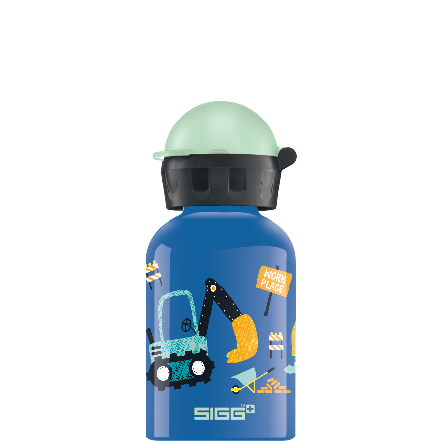 SIGG KBT 300ml Kulacs gyerekeknek - Építkezés minta (9001.90)