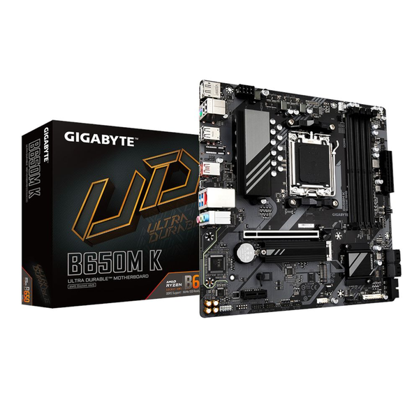 GIGABYTE Mainboard B650M K - Micro ATX - Socket AMD AM5 - AMD B650