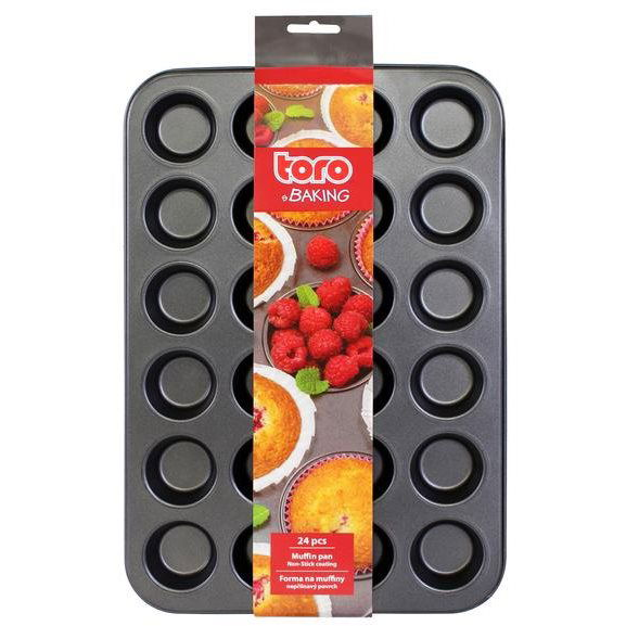 TORO Muffin forma, 24 db, 38,5x26x2,2 cm (390151)