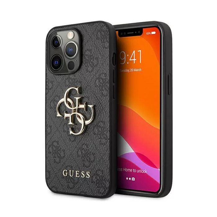 Guess GUHCP13X4GMGGR iPhone 13 Pro Max Tok - Fekete (GUE001511-0)