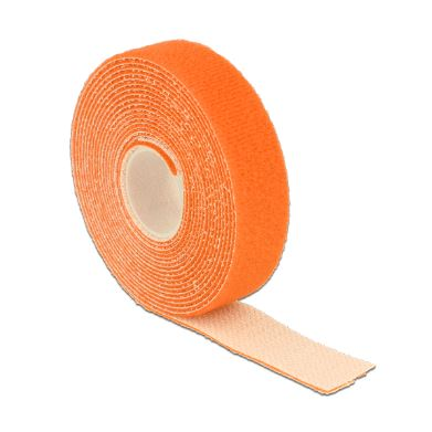 Delock Velcro ragasztószalag 3 m x 20 mm narancssárga (18746) (d18746)