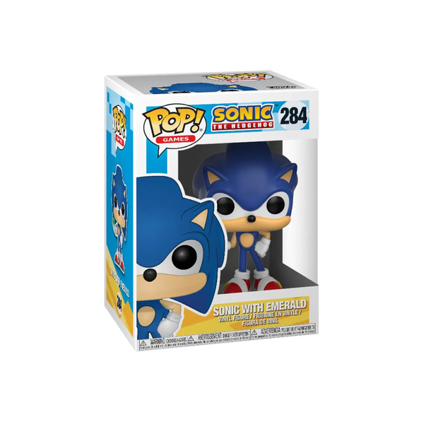Funko POP! Games 284 Sonic a sündisznó - Sonic smaragddal figura 9cm