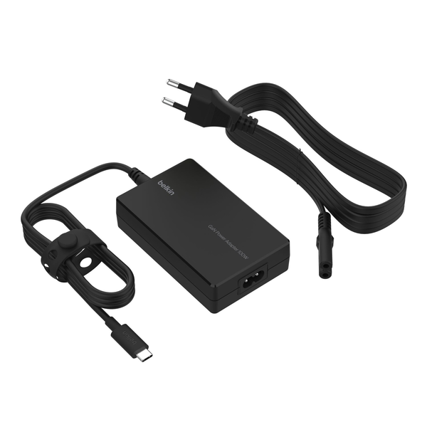 Belkin - síťový adaptér pro notebook s USB-C PD 100W, GaN 2,5m, vysoký