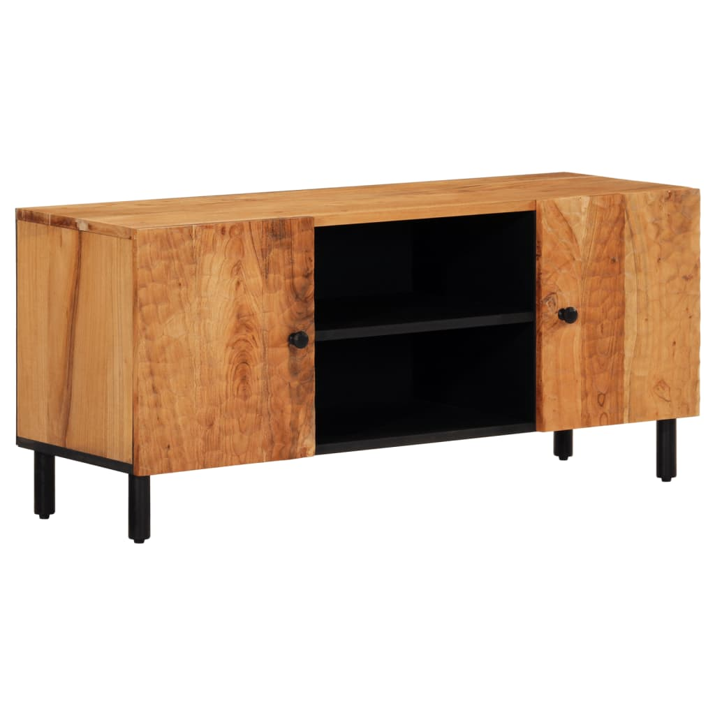 tömör akácfa TV-szekrény 105 x 33 x 46 cm (356855)