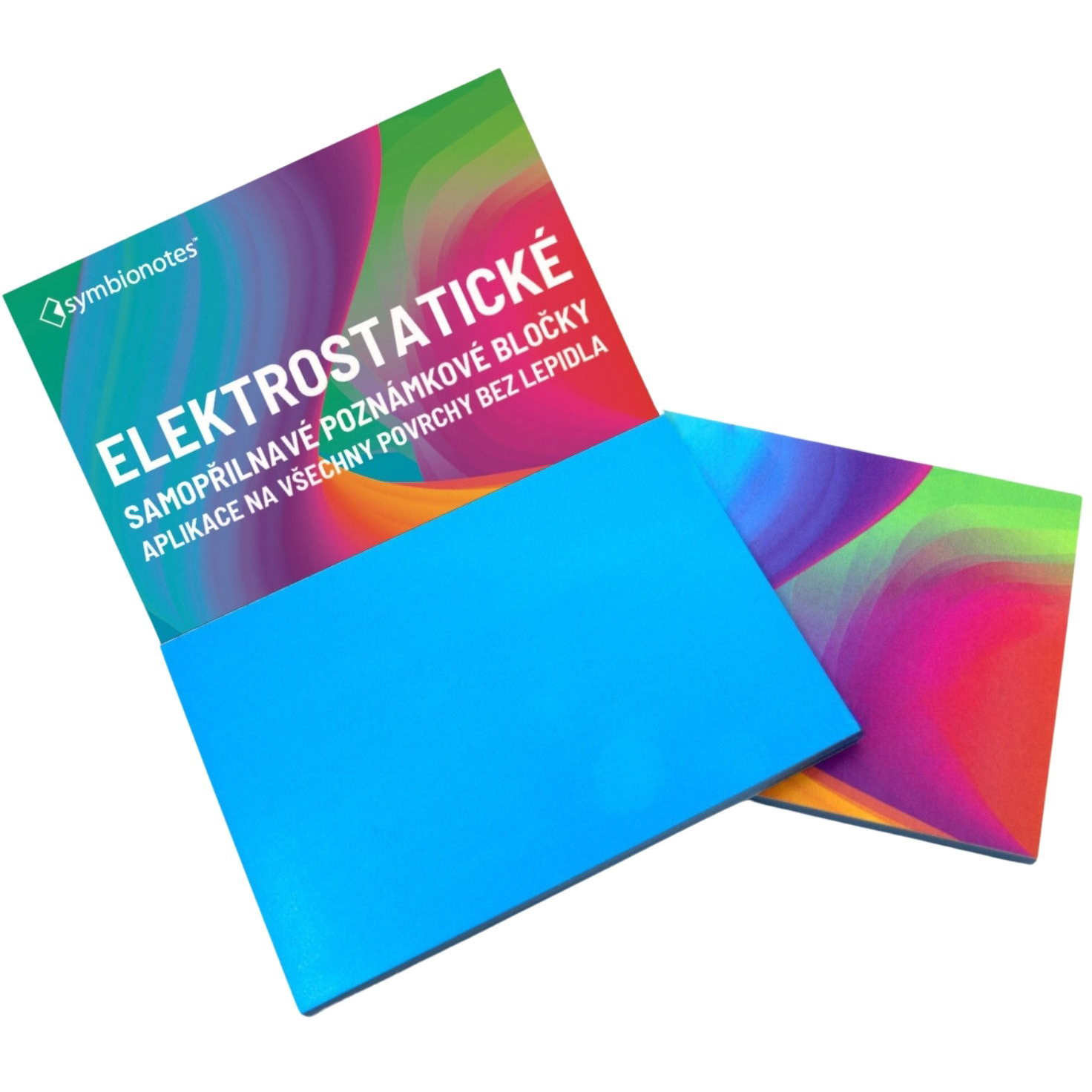 SYMBIO Symbionotes - 190 x 100mm, elektrosztatikus, kék, 100db (5907618170253)