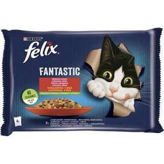 Felix 4x85 G Csirkével És Paradicsom/Marha+Sárgara (314) (12448307)