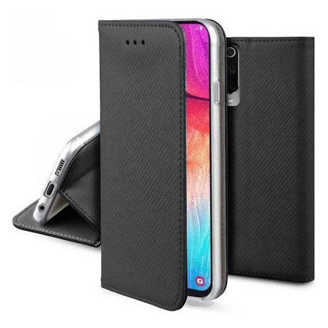 gigapack Tok álló, bőr hatású (FLIP, oldalra nyíló, asztali tartó, rombusz) FEKETE Xiaomi Redmi 9T " csomagolás" (GP-29492)