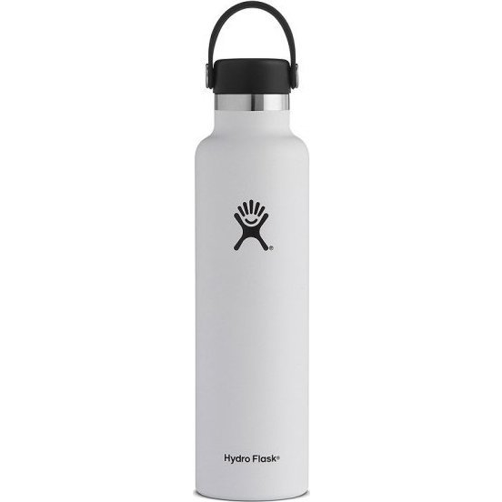 Hydro Flask Standard Mouth Flex Cap - rozsdamentes acél, 24 oz, 709 ml, White (S24SX110)