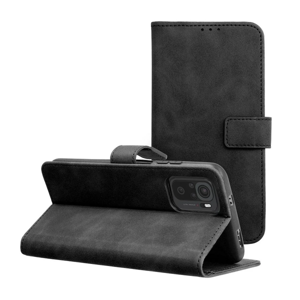 TENDER flip tok XIAOMI Redmi Note 11 Pro / 11 Pro 5G készülékhez fekete