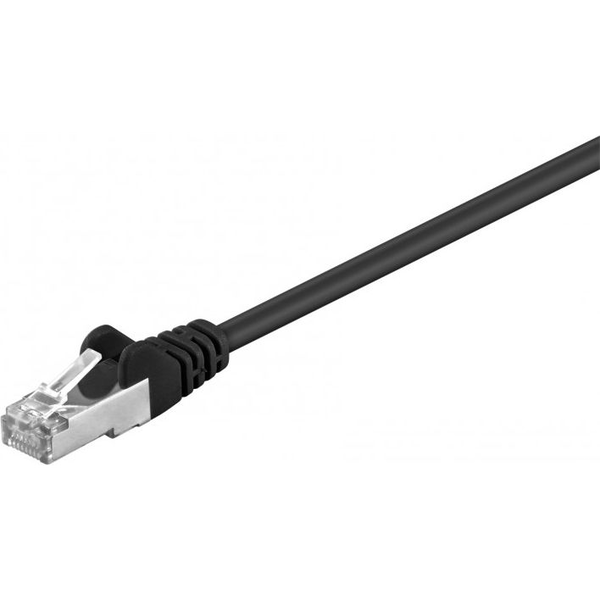  Goobay Patchcord, CAT5e, SF/UTP, 3m, czarny (68671)