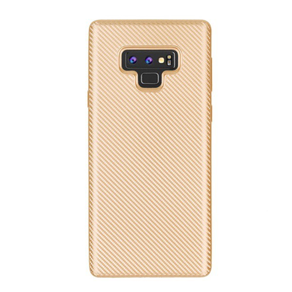 Szilikon telefonvédő (karbon minta) ARANY [Samsung Galaxy Note 9 (SM-N960F)] (5996457790678)