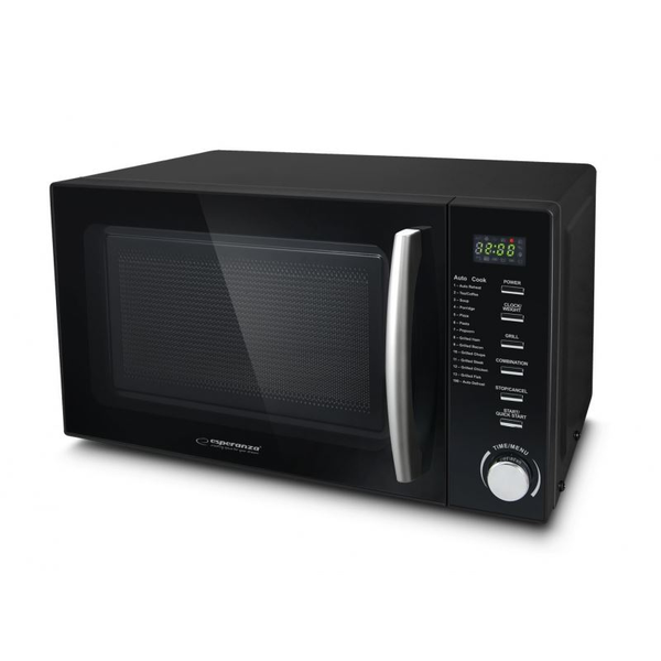 Esperanza Cocinero mikrohullámú sütő fekete (EKO010)