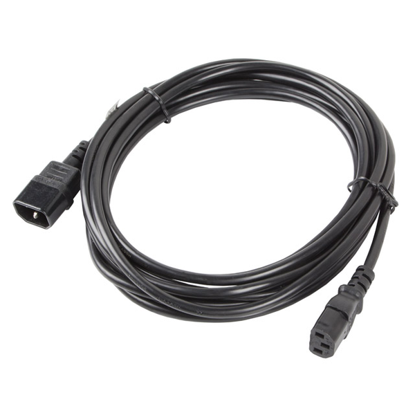 Lanberg C13-> C14 Tápkábel 5m VDE
