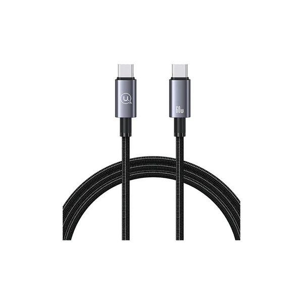USAMS kábel USB-C to USB-C 60W 1.2m Fast Charging steel/tarnish SJ661USB01 (US-SJ661)