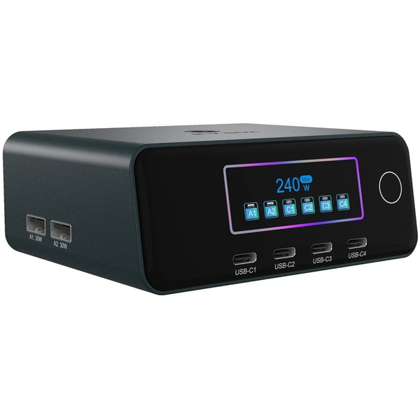 ICY BOX IB-PS2401 Universeel Zwart AC Snel opladen Binnen