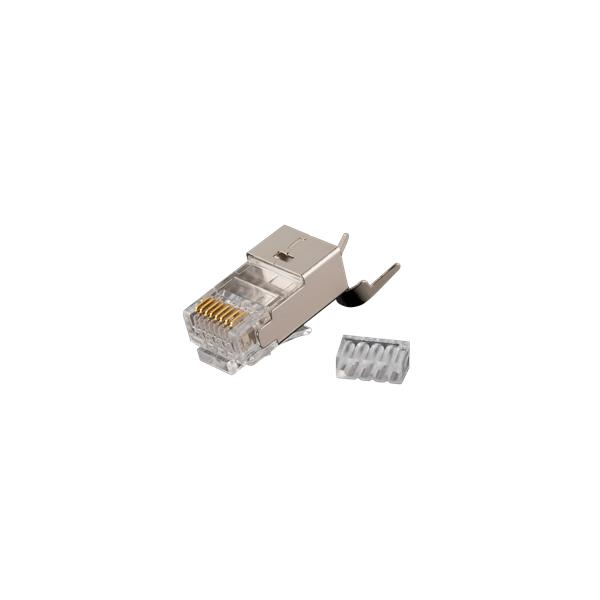 Nikomax Csatlakozó Dugó UTP, CAT6, 8P8C, RJ45, 100 db-os csomag (NMC-RJ88RZ50SE3-T-100) (NMC-RJ88RZ50SE3-T-100)