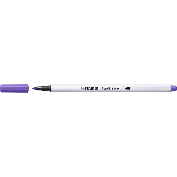 STABILO Pen 68 brush prémium ecsetfilc rugalmas heggyel ibolya lila (568/55) (568/55)