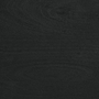 Mesita De Noche Madera Maciza De Ingeniería Negra 40x33x46 Cm Vidaxl