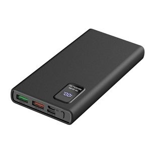Platinet PMPB10WQC726B Power Bank kijelzővel 10000mAh fekete (PMPB10WQC726B)
