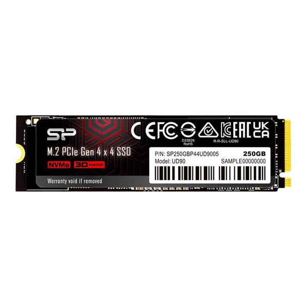 Silicon Power UD90 250 GB M.2 PCIe Gen 4x4 NVMe SSD