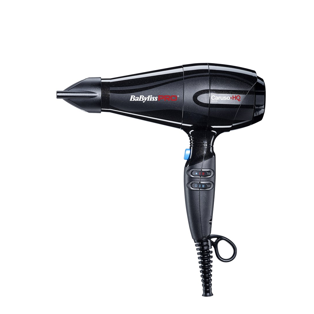 BaByliss CARUSO-HQ ION technológiás Hajszárító 2400 Watt - Fekete (BAB6970IE)