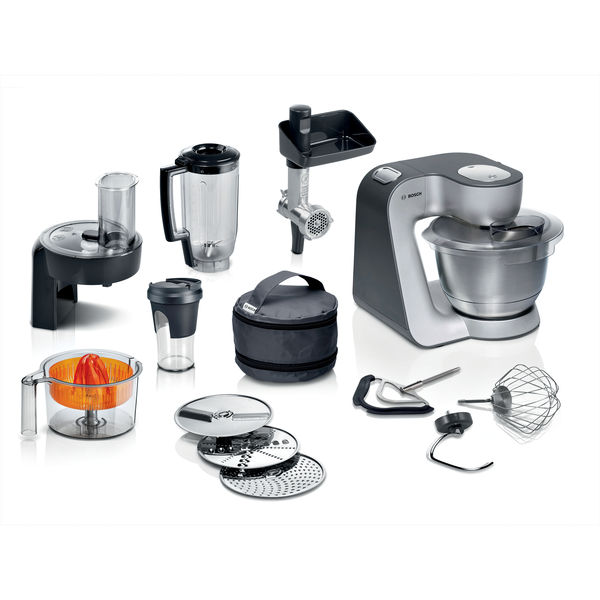 Series 4, Kitchen machine, MUM 5, 1000 W, Silver, Dark silver, MUM58359