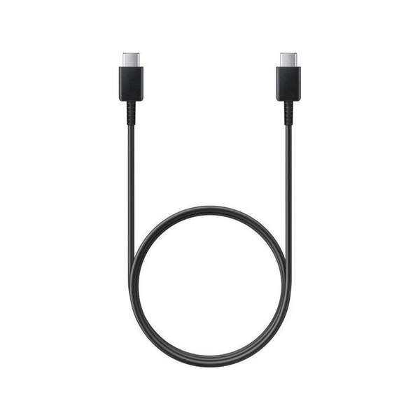 Samsung USB-C apa - USB-C apa gyári Adatkábel - Fekete (ECO csomagolásban)