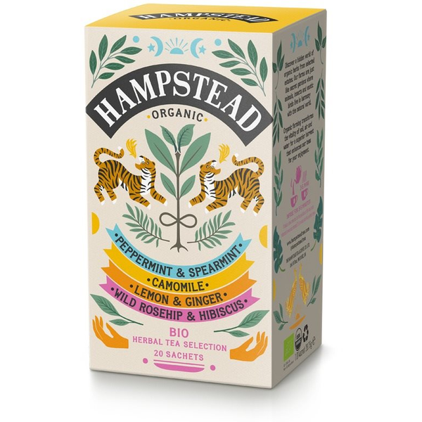 Hampstead Tea BIO gyógynövény- és gyümölcstea válogatás, 20 darab