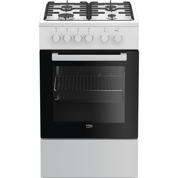 Beko FSS52020DW Freistehender Herd Elektro Gaskochfeld Weiß