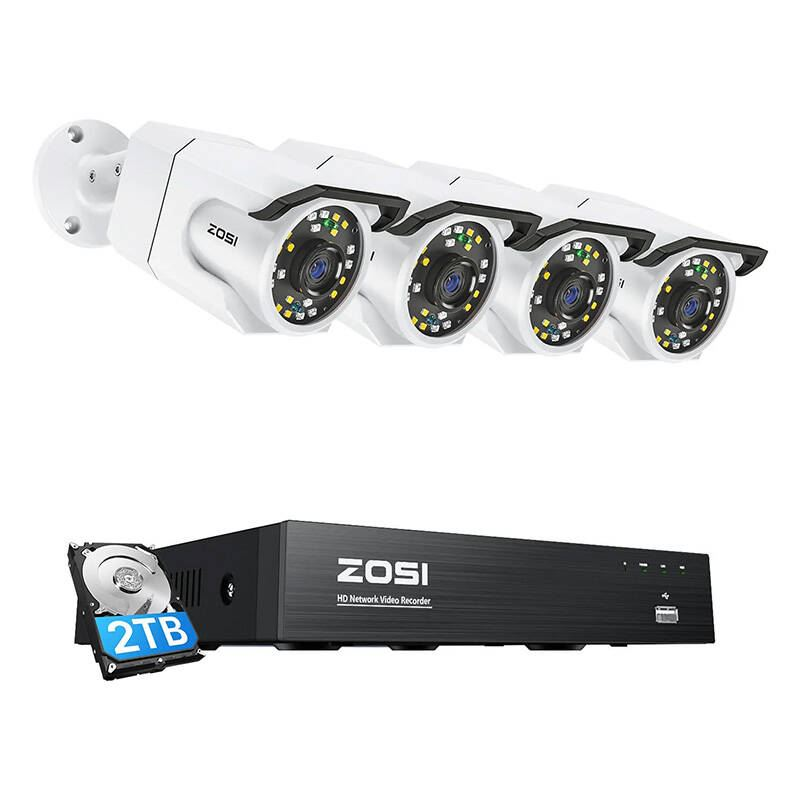ZOSI 4db C105 WiFi 8MP kamera + 8ch NVR + 2TB HDD (6941709225865) (9225865)