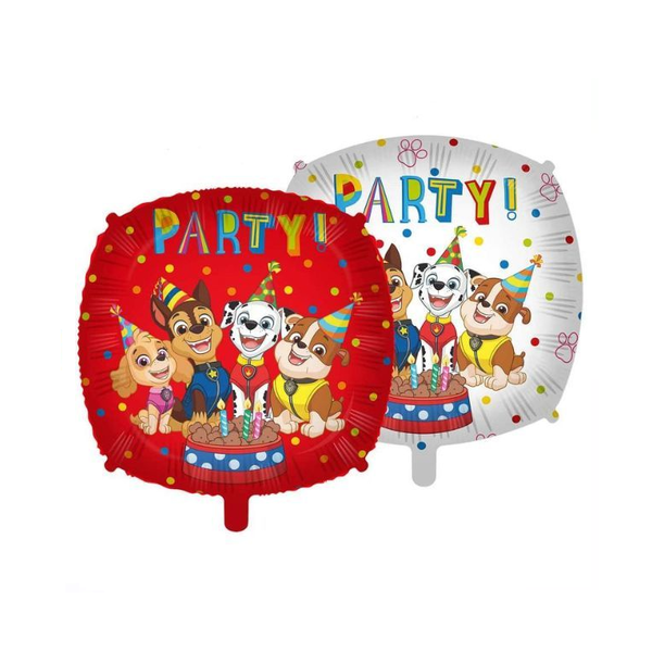 Mancs őrjárat Party! feliratú fólia lufi