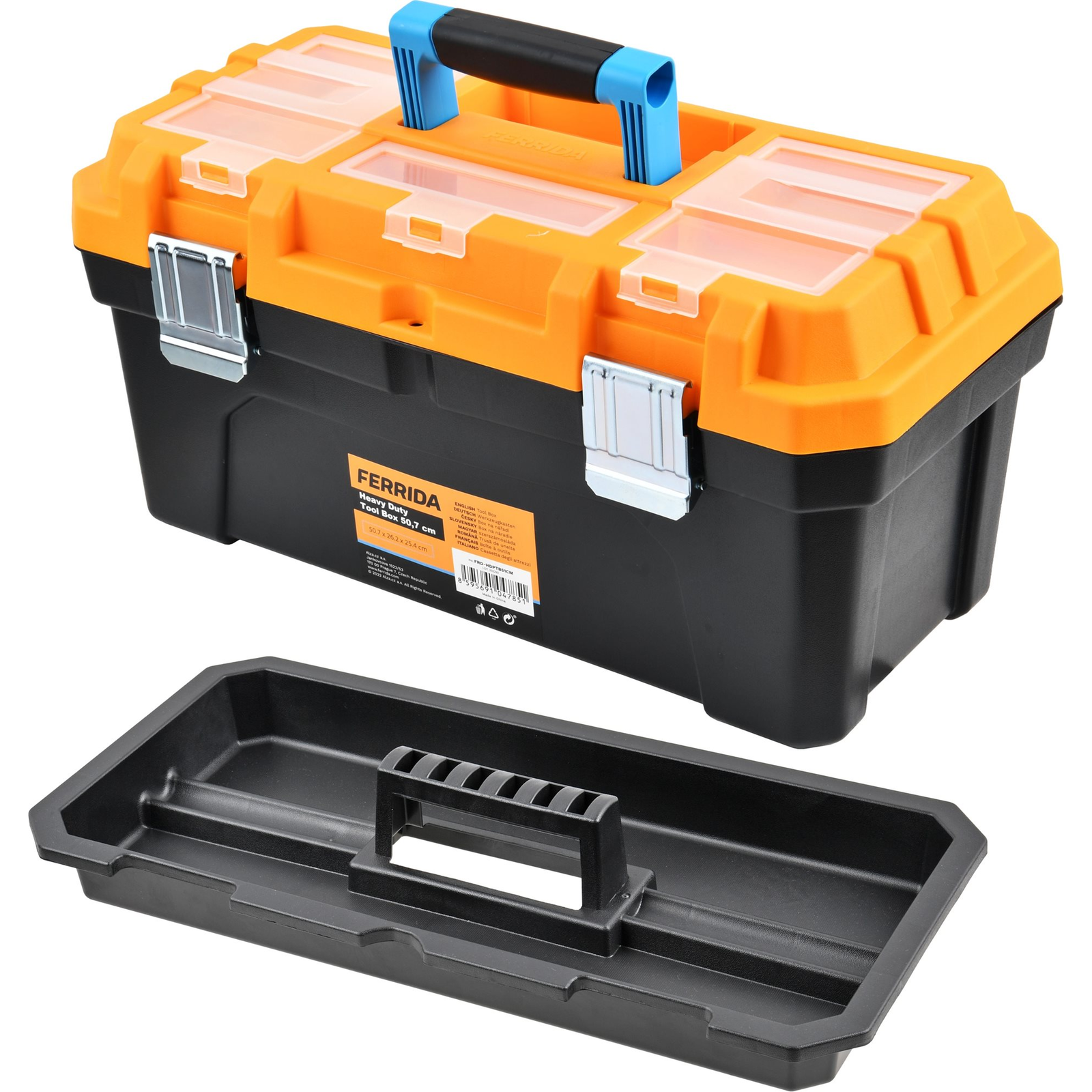 FERRIDA Heavy Duty szerszámdoboz 50,7 cm (FRD-HDPTB51)