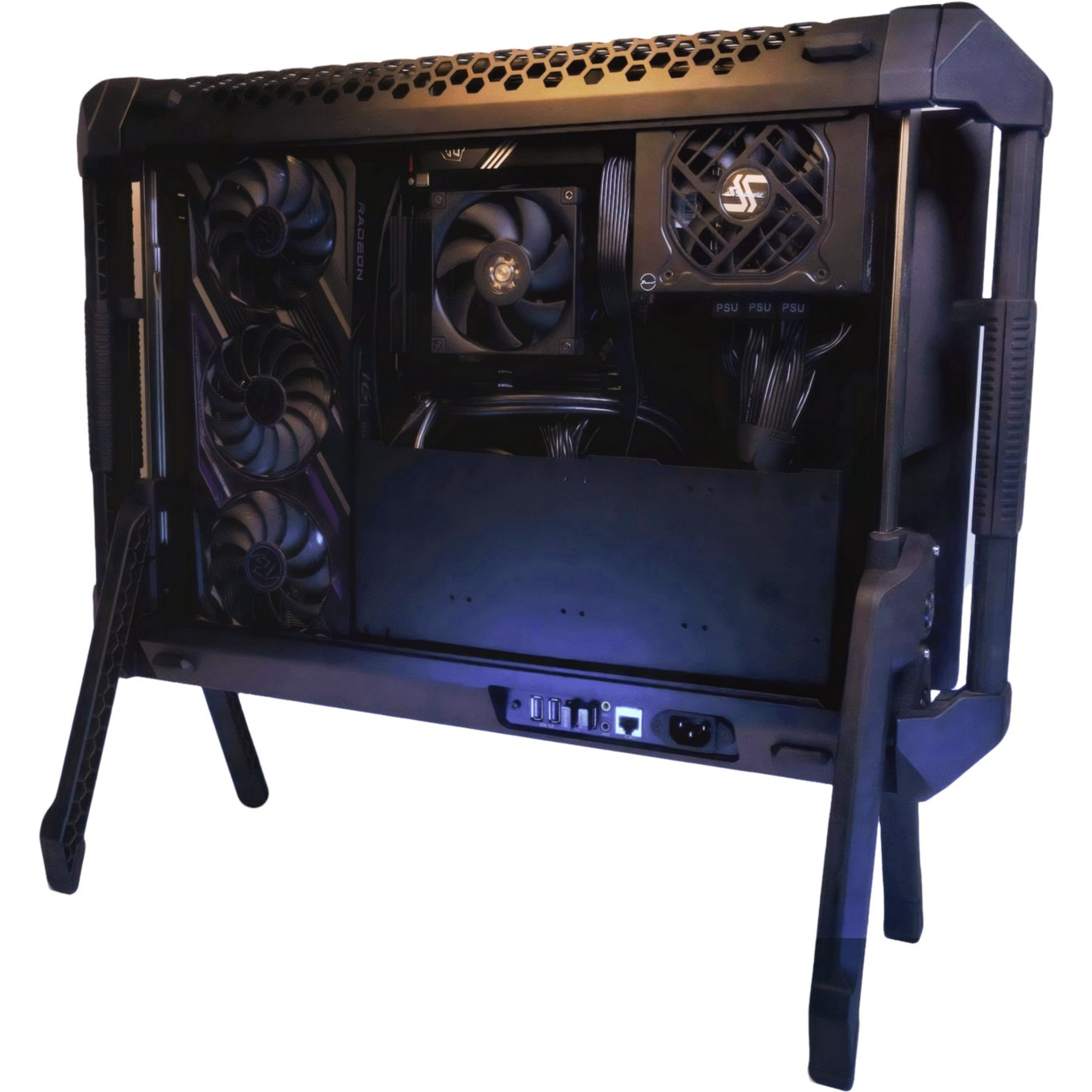 eBlaztr PC-Case (schwarz (matt)) (EBL-BLA-STA-01)