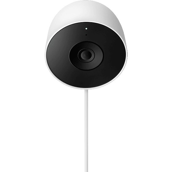 Google Nest Cam Outdoor, Snow, Wired, 2nd gen