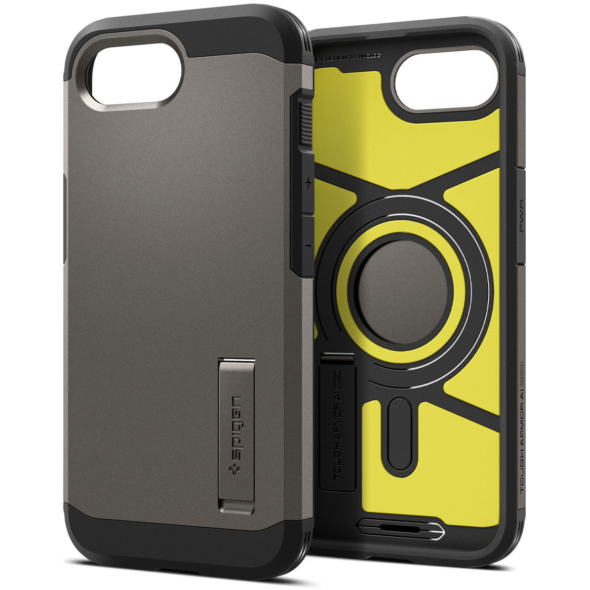 Spigen Tough Armor MagSafe Gunmetal iPhone 16e tok (ACS09136)