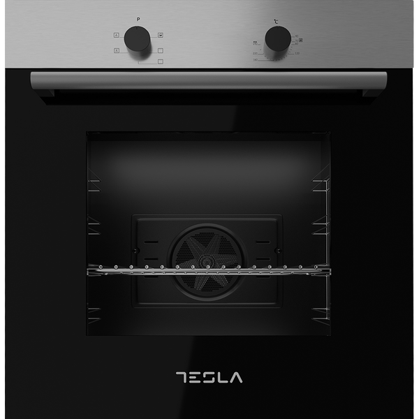 Tesla BO300SX Електрическа фурна за вграждане, 56л, 2300W, 5 функции, енергиен клас А, инокс/черна