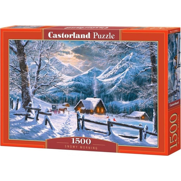 Castorland Snowy Morning 1500 pcs Puslespil 1500 stk Vinter