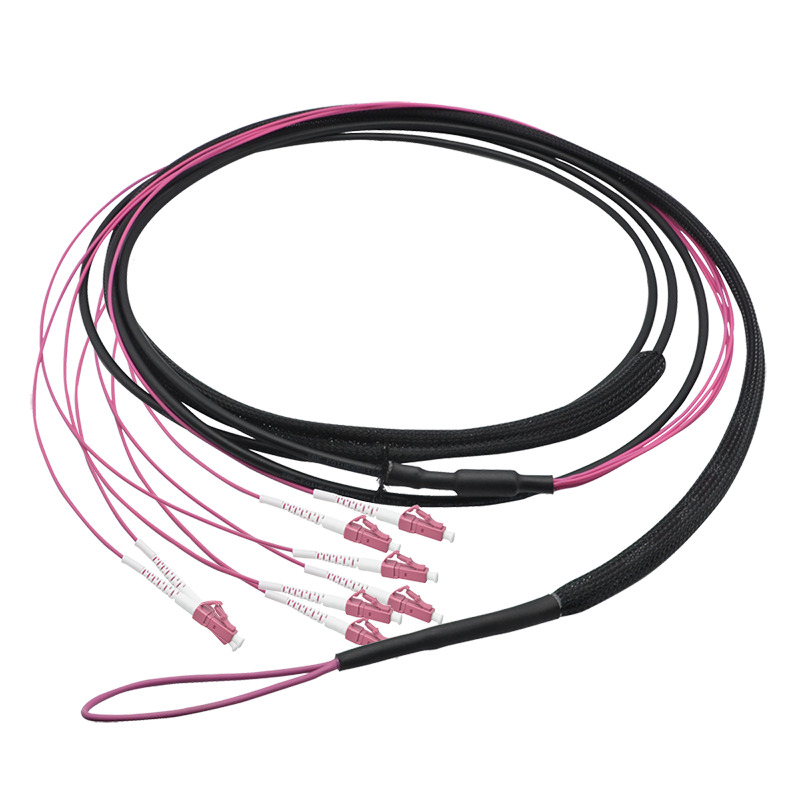 LogiLink Fiber optic trunk kábel U-DQ(ZN)BH, 8 magos többmódusú OM4, LC/UPC - LC/UPC, 10 m (FT2U010) (FT2U010)