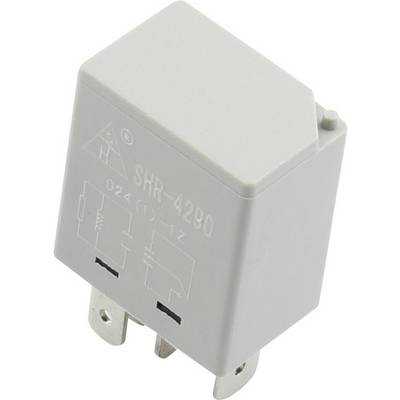 Autó relé, 24 VDC 30A, Tru Components SHR-4290 (1433316)