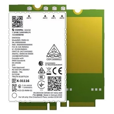 DELL DW5933E Intern WWAN 4670 Mbit/s