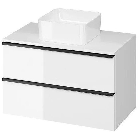  Cersanit S522-027 SZAFKA Z BLATEM VIRGO 80 BIAŁA UCHW CZARNY ZMONT. // CER.VIRGO-BLAT-80-BIAŁA-UCH-CZ