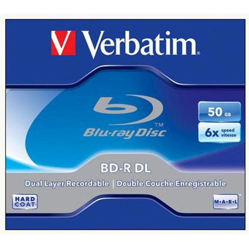Verbatim 43748 blank Blu-ray disk BD-R 50 GB 5 stk