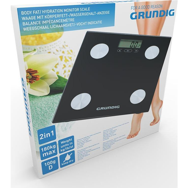 Kúpeľňová váha Grundig, nosnosť 180 kg