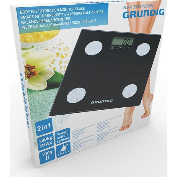 Fürdőszobai mérleg Grundig Mérleg 180 kg