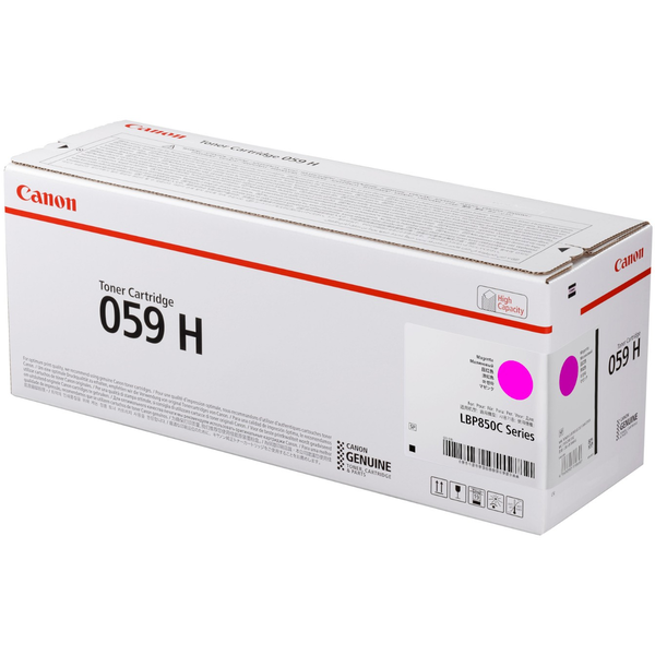 Canon 059 H cartucho de tóner 1 pieza(s) Original Magenta