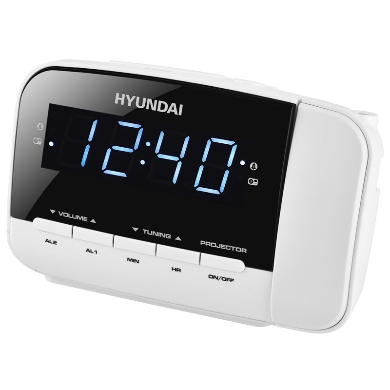 Hyundai RAC 481 PLLWW Rádiós ébresztőóra - Fehér (RAC481PLLWW)