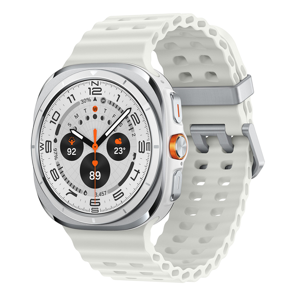 Samsung Galaxy Watch Ultra 3,81 cm (1.5") AMOLED 47 mm Digital 480 x 480 pixel Berøringsskærm 4G Hvid Wi-Fi GPS (satellit)